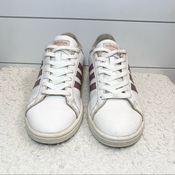 adidas Advantage Sneakers White Metallic - Size 7.5 - Picture 13 of 13